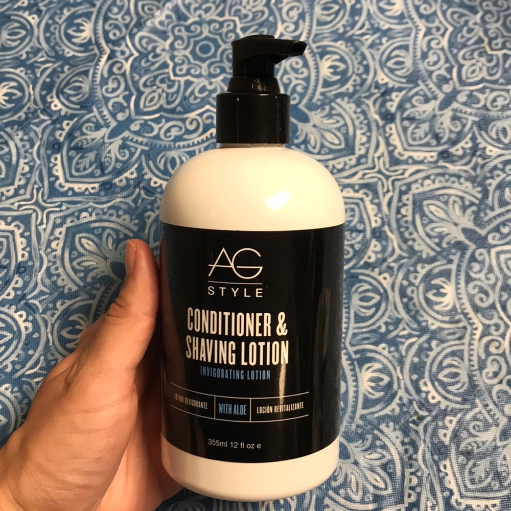 AG 12 oz. Conditioner and Shaving Lotion with Aloe